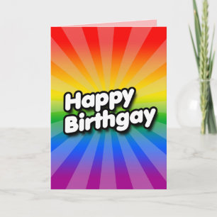 Happy Birthgay Card