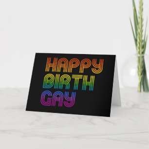 Happy Birthgay Card