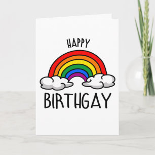 Happy Birthgay Card