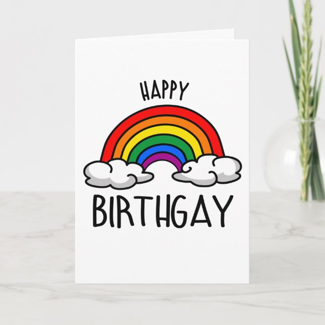 Happy Birthgay Card (Front)