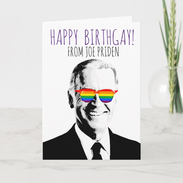 Happy Birthgay from Joe Priden Card (Front)