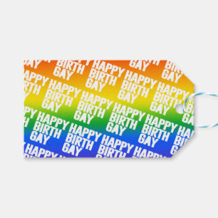 Happy Birthgay Gift Tags