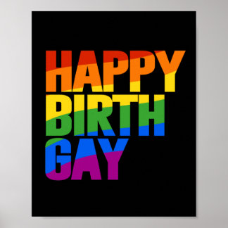 Happy Birthgay Poster