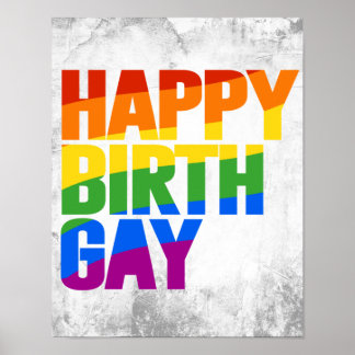 Happy Birthgay Poster