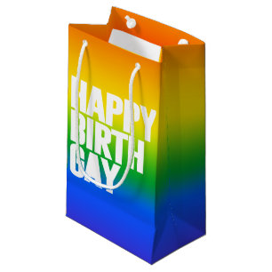 Happy Birthgay Small Gift Bag