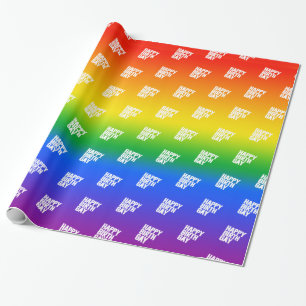 Happy Birthgay Wrapping Paper
