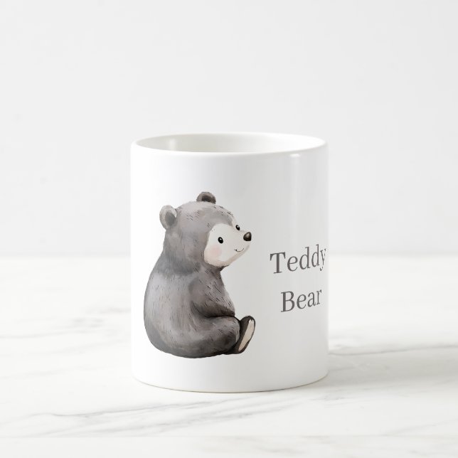 Happy Black Bear Coffee Mug (Center)
