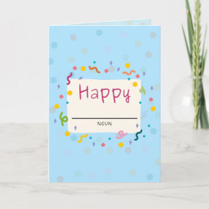 Happy (Blank) Card