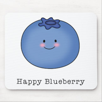 Happy Blueberry Mouse Mat