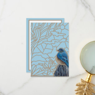 Happy Bluebird Thank you Card
