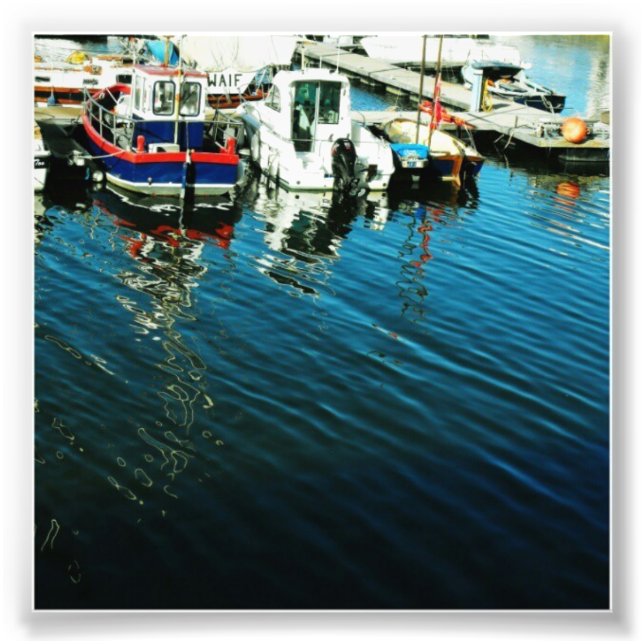 Happy Boats Photo Print (Front)