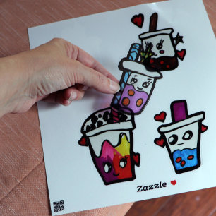 Happy Boba Tea Bubble Teas Bobas Kawaii