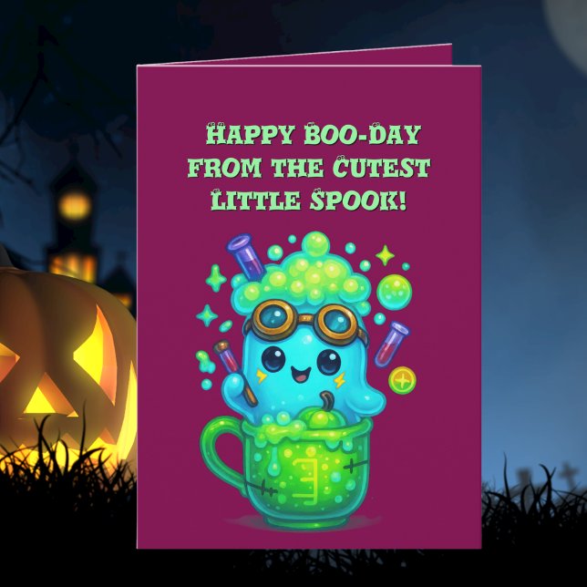 Happy Boo Day Cute Ghost photo Halloween cards (Creator Uploaded)