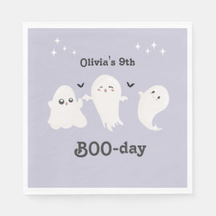 Happy Boo Day   Spooky BOO Day Celebration Napkin