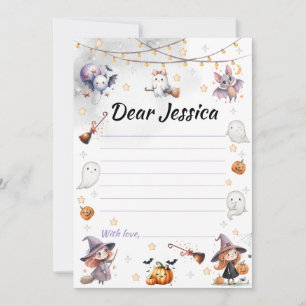 Happy Boo Halloween Ghost Seasonal Holiday Card