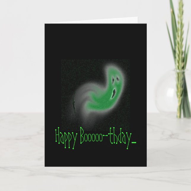 Happy Booooo-thday.... Card (Front)