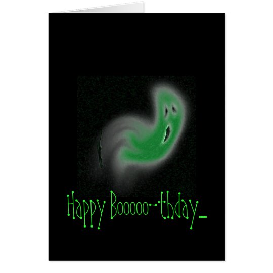 Happy Booooo-thday.... Card