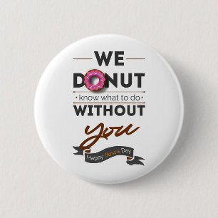 Happy Boss's Day 6 Cm Round Badge