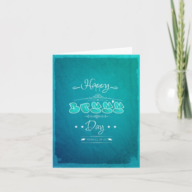 Happy Boss's Day Card (Front)