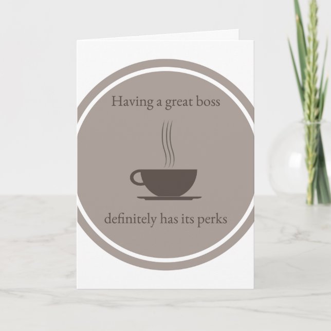 Happy Boss's Day Card (Front)