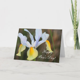Happy Boss's Day Iris greeting card