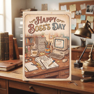 Happy Boss's Day! Workplace Humour Card