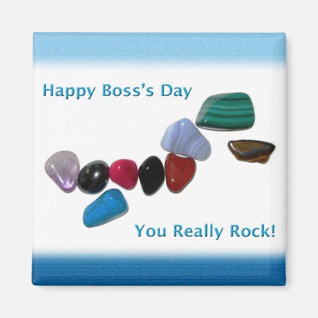 Happy Boss's Day Your Really Rock Magnet (Front)