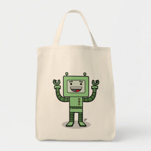 Happy Bot - Grocery Tote
