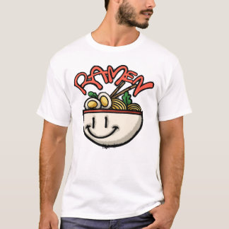 Happy Bowl of Ramen Noodles Streetwear T-Shirt