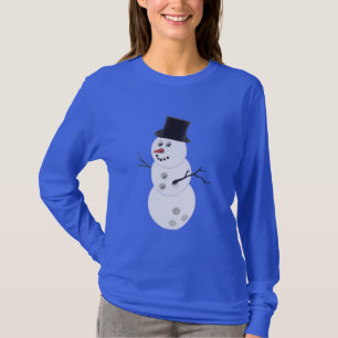 Happy Bowlidays Snowman T-Shirt