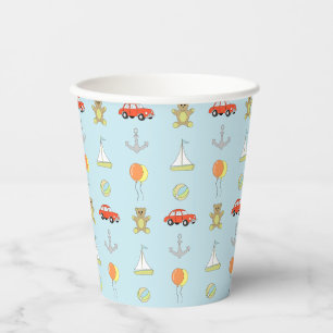 Happy boy paper cups