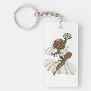 Happy Bride 03 Key Ring