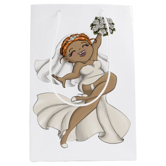 Happy Bride 03 Medium Gift Bag (Front)