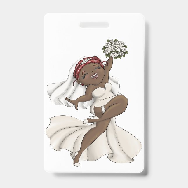 Happy Bride 04 ID Badge (Front)