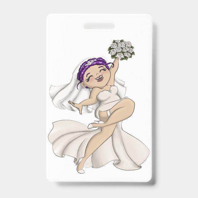 Happy Bride 06 ID Badge (Front)