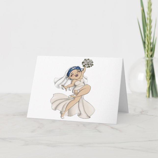 Happy Bride 07 Card (Front)