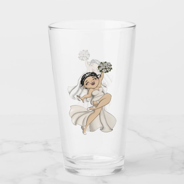 Happy Bride 11 Glass (Front)