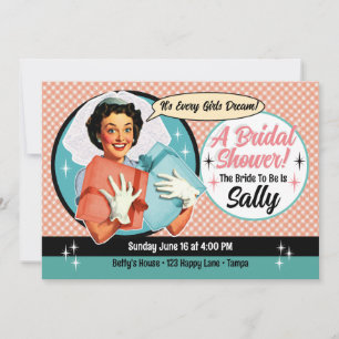 Happy Bride Shower Invitation - Pink