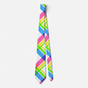 Happy & Bright Plaid Neck Tie
