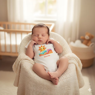 Happy Bright Summer Baby Bodysuit