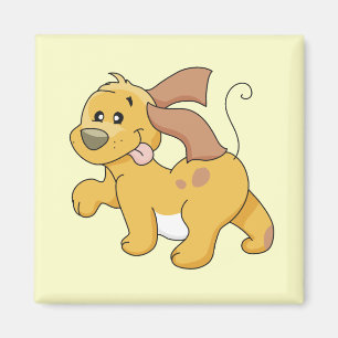 Happy Brown Dog Tshirts and Gifts Magnet