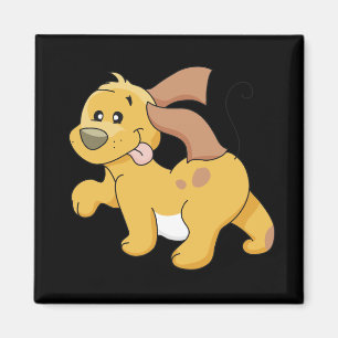 Happy Brown Dog Tshirts and Gifts Magnet