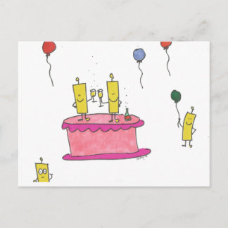 Happy Bubbles to You Birthday Postcard