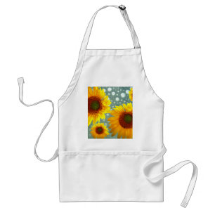 Happy Bubbly Sunflowers Standard Apron