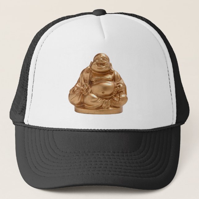 Happy Buddha Trucker Hat (Front)