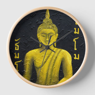 Happy Buddha Watch Clock