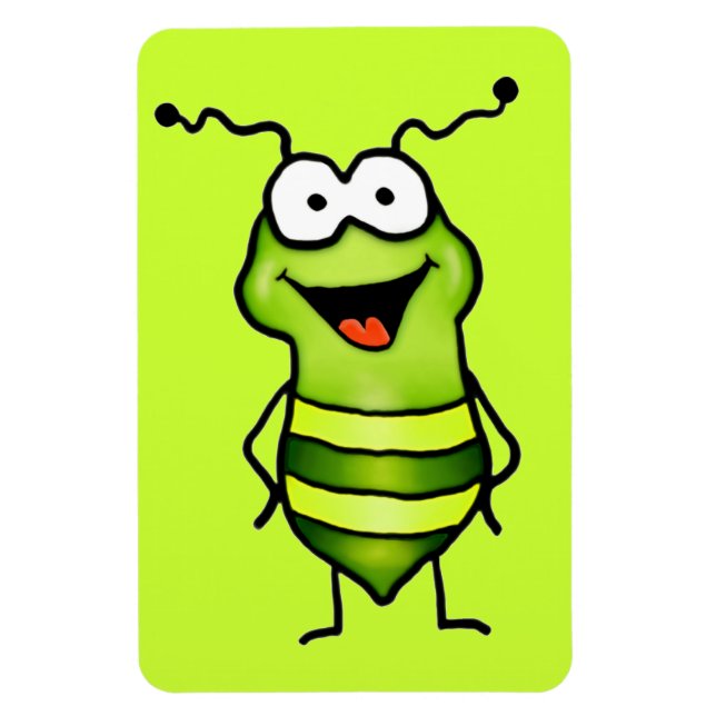 Happy Bug Magnet (Vertical)
