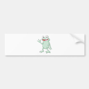 Happy Bullfrog Bumper Sticker