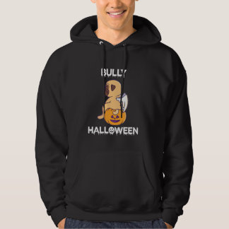 Happy Bully Halloween English Bulldog Mum Dad Dogs Hoodie