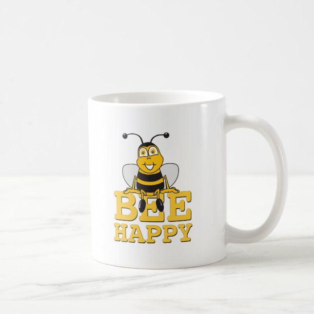 Happy Bumble Bee Coffee Mug (Right)